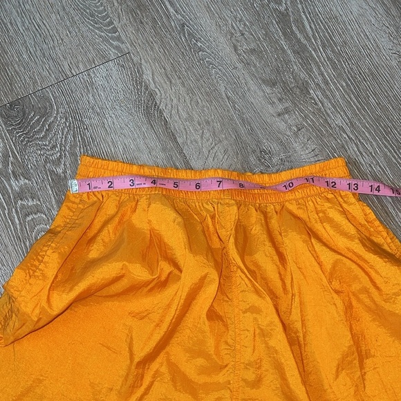 Vintage 90s Nike Orange and red Athletic Shorts with Red Trim - Picture 7 of 8